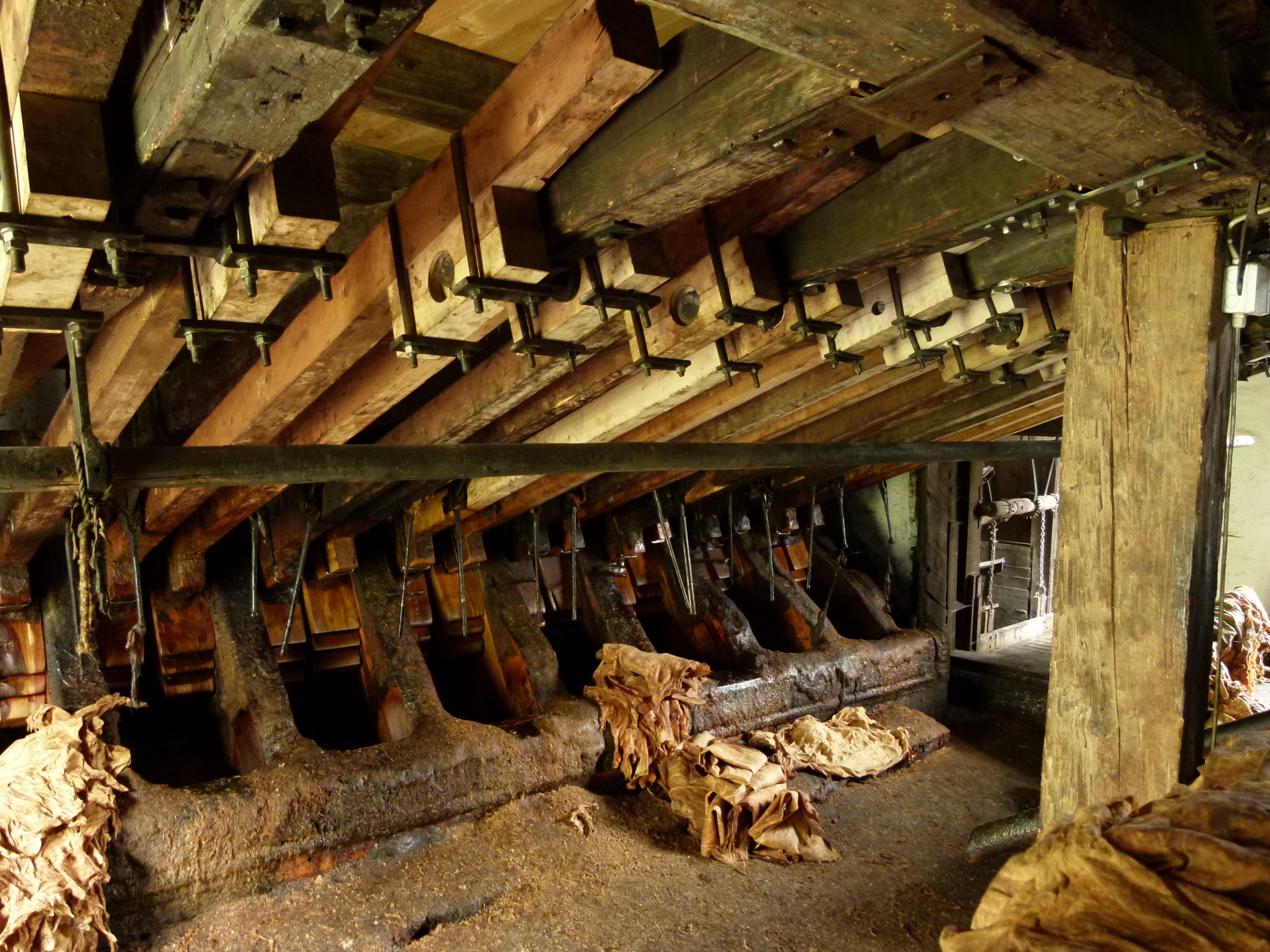 Hammerwalk, Walkvorgang, Handwerk, Altsämische Gerberei, Produktion, Gerberei Kolesch